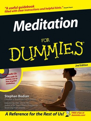 cover image of Meditation For Dummies